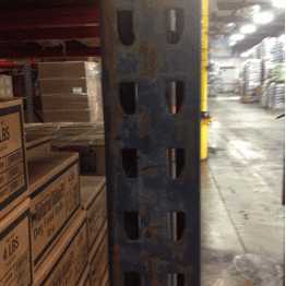 Interlake new style tear drop style welded roll formed racking