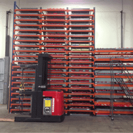 small components high bay racking